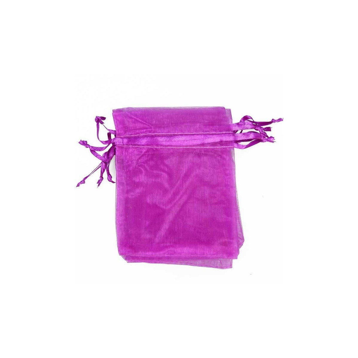 Bustine di organza viola 10 x 13