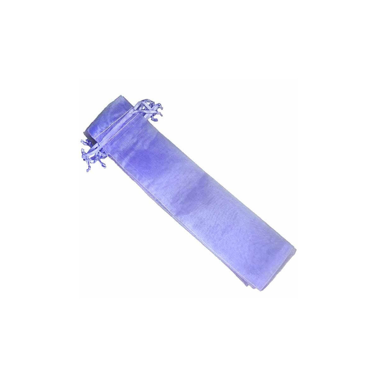 Sacchetto organza 30x7 cm lilla chiaro