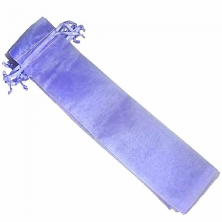 Sacchetto organza 30x7 cm lilla chiaro