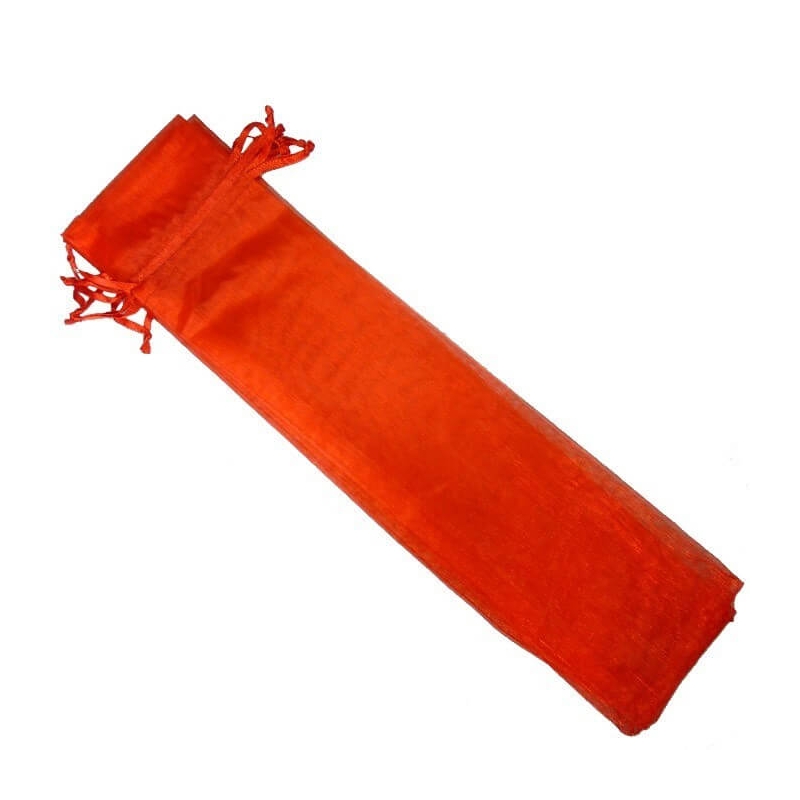 Sacchetto organza rosso 30x7 cm