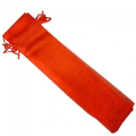 Sacchetto organza rosso 30x7 cm