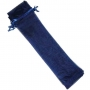 Borsa in organza 30x7 cm blu navy
