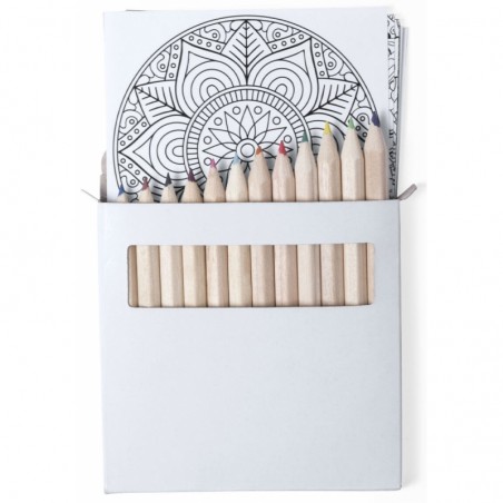 Puzzle con set di matite e borsa