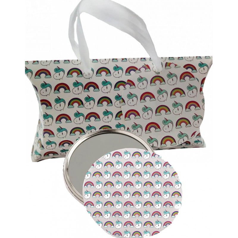 Specchio unicorno con scatola