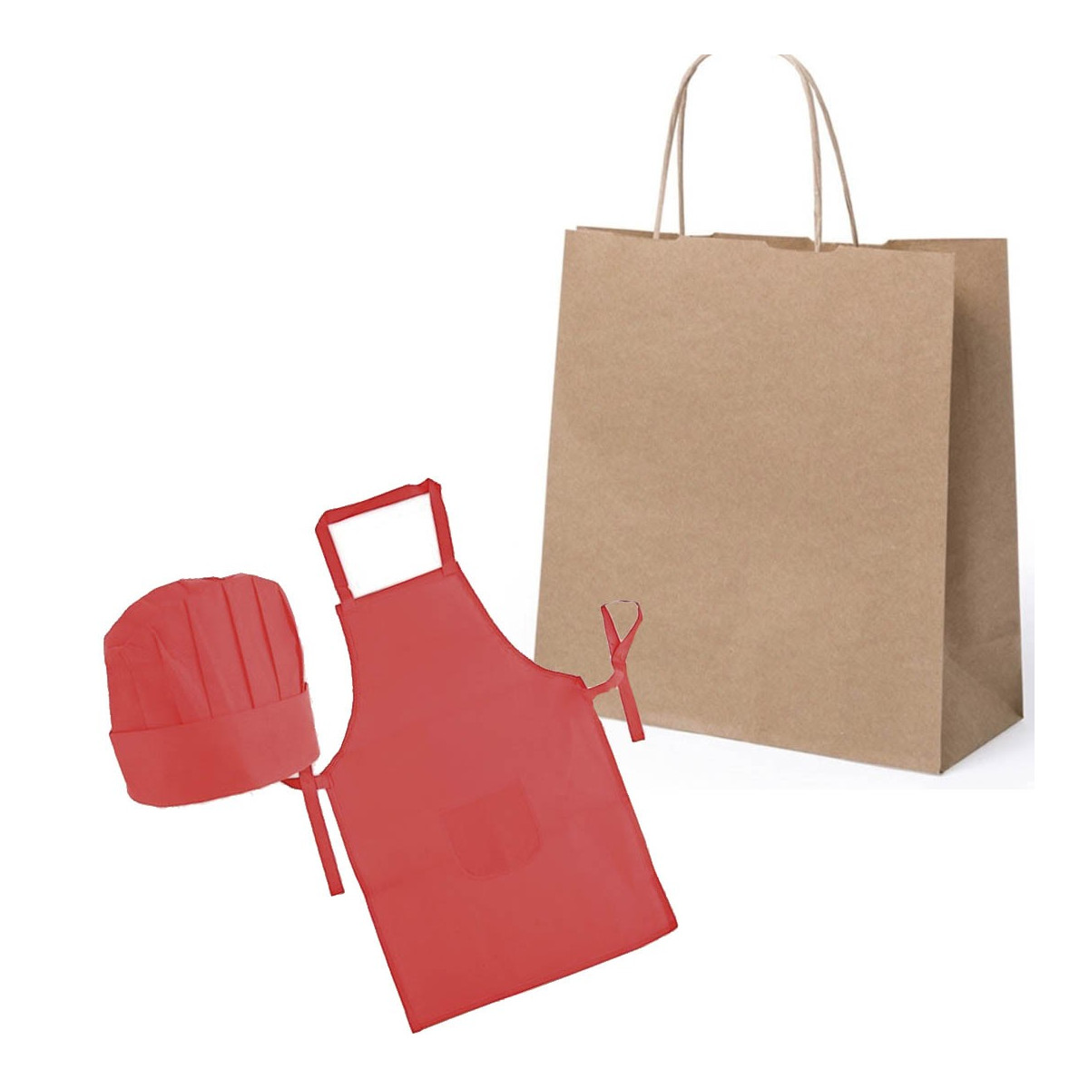 Grembiule per bambini con borsa