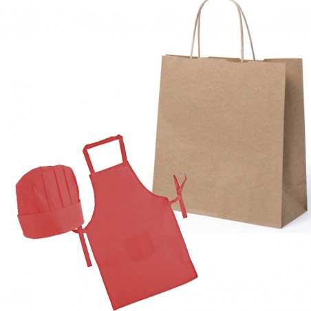 Grembiule per bambini con borsa