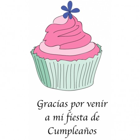 Taccuino con penna e adesivo compleanno