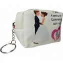 Set regalo in borsa per matrimonio con specchio, portamonete e penna a sfera