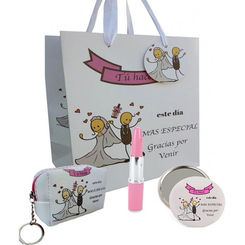 Speciale set da matrimonio penna specchio e borsa in borsa