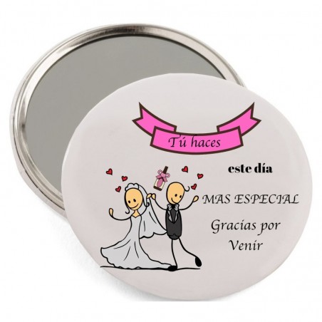 Set regalo di nozze con specchio borsa e borsa