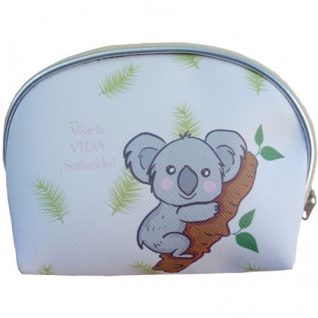 Regalo con disegno koala borsa specchio e borsa