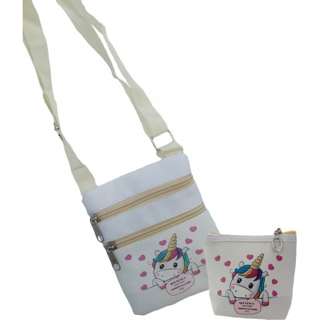 Borsa e portamonete unicorno perfetti per le invitate a eventi speciali