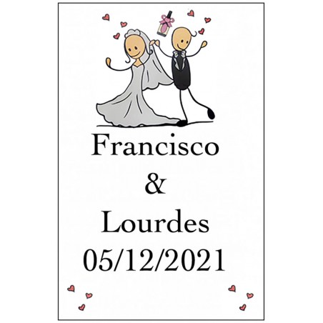 Adesivo che fai questo giorno grande matrimonio personalizzato