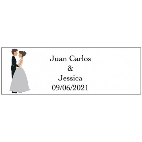 Sticker All Adventure, Matrimoni Rettangolari Personalizzati