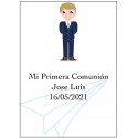 Adesivo bimbo comunione grande personalizzato