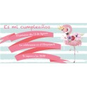 Invito flamenco personalizzato per compleanno