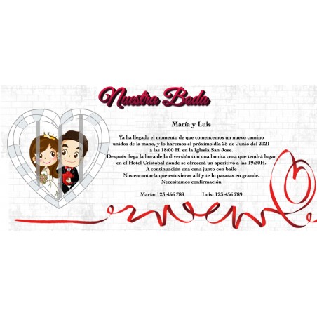Inviti per matrimonio personalizzati e a buon mercato