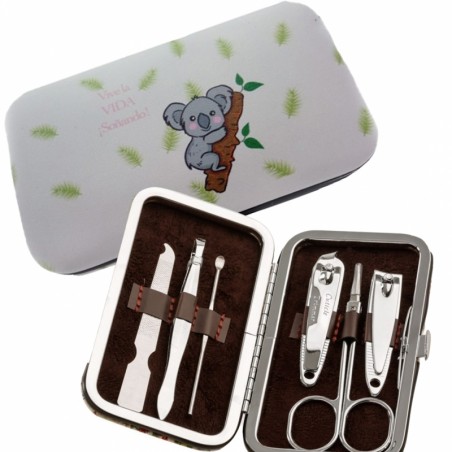 Set di manicure koala personalizzato con borsa per matrimonio