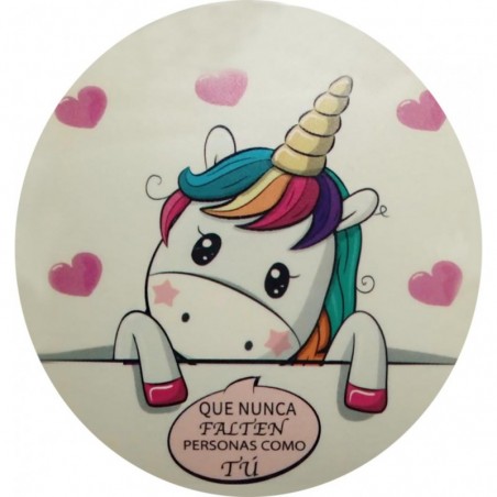 Quaderno post-it unicorno e matita in busta di organza