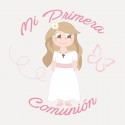 Adesivo bambina comunione