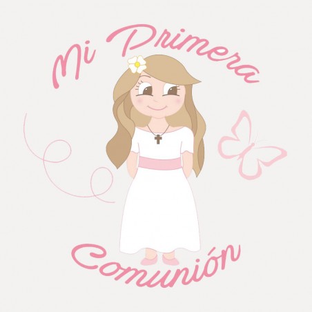 Adesivo Ragazza Comunione