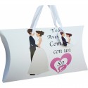 Set di manicure per matrimonio personalizzato con scatola e frase