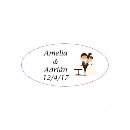 Set di manicure per matrimonio personalizzato con scatola e frase