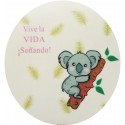 Marcatori colori koala con matita e sacchetto di organza