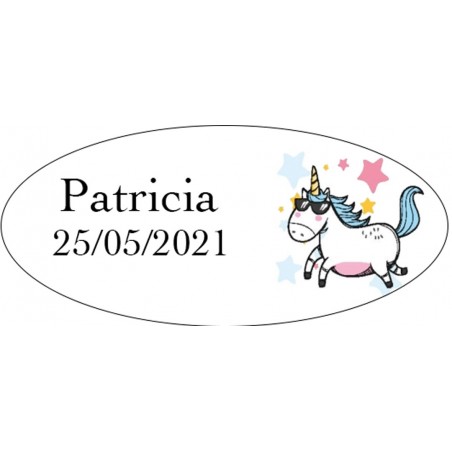 Portamonete personalizzato unicorno con scatola abbinata