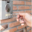 Portachiavi igienico anti-contatto in acciaio inossidabile