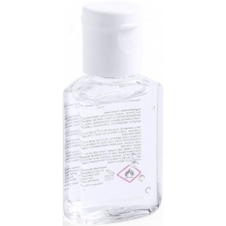 Gel igienizzante personalizzato con adesivo per la comunione in sacchetto di organza