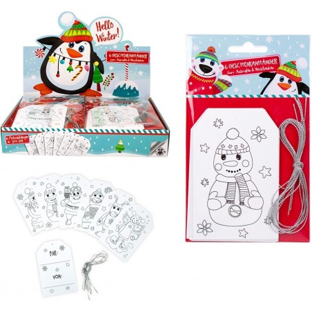 Pacchetto di biglietti di Natale personalizzabili per bambini
