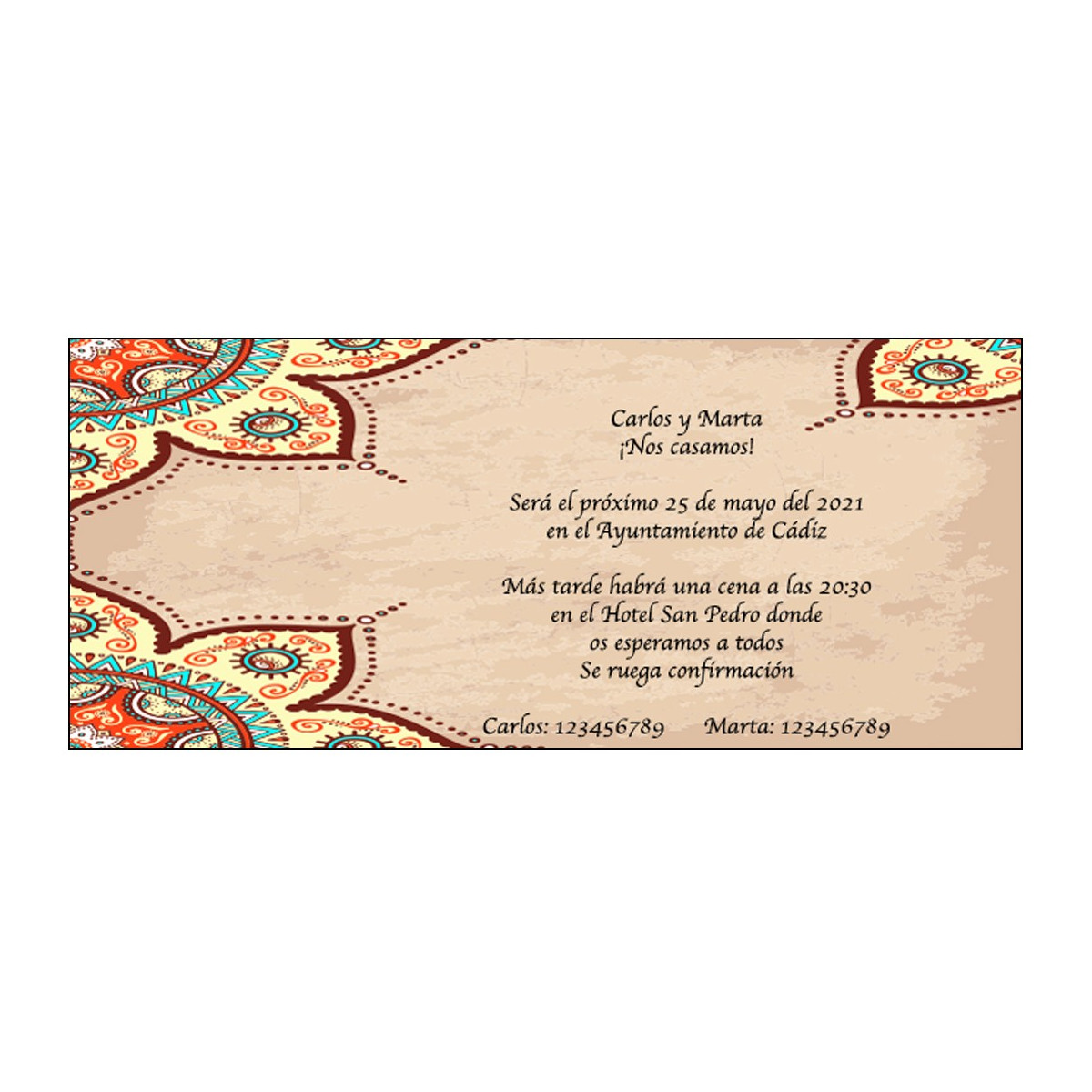 Invitazioni di matrimonio retrò