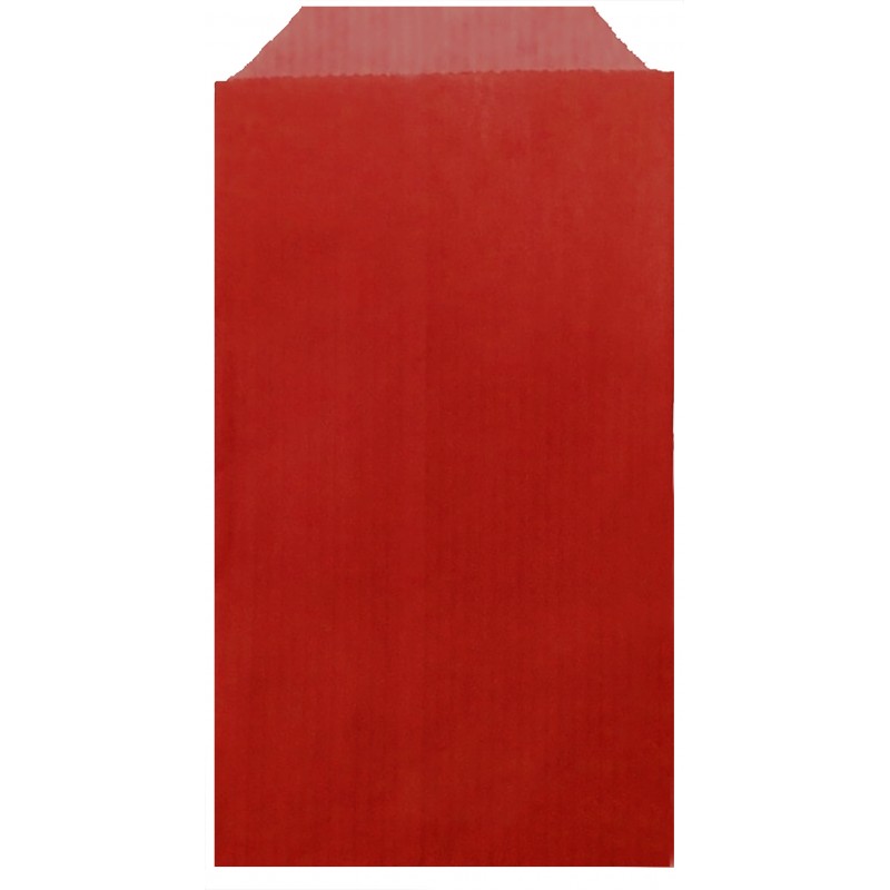 Busta di carta kraft di colore rosso