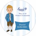 Quaderno e penna personalizzati per comunione bimbo