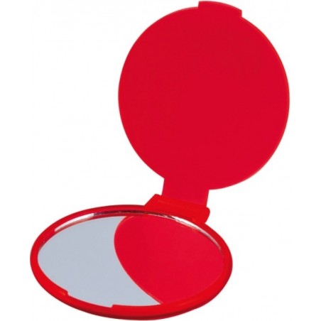 Confezione specchio rosso con busta natalizia kraft marrone