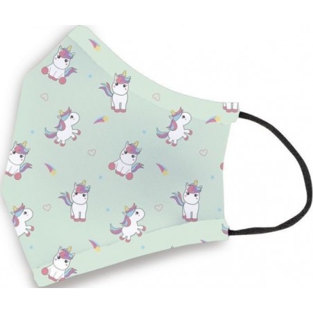 Maschera igienica unicorno riutilizzabile per bambini