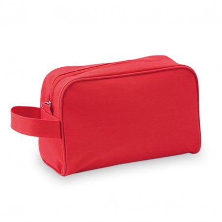 Beauty case rosso personalizzato per affari