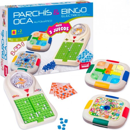 Regalo parchís oca e bingo automatico