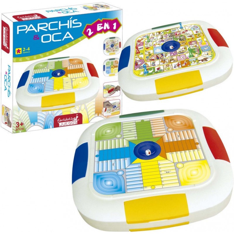 Parchís e oca con dado automatico