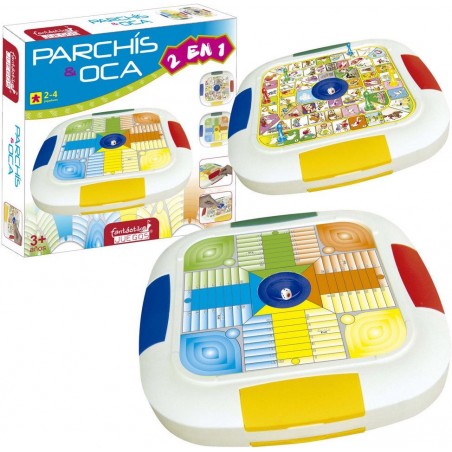 Parchís e oca con dado automatico