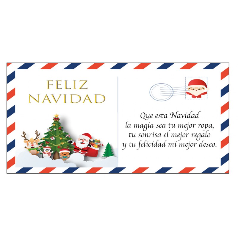Biglietto d'auguri di Natale personalizzato