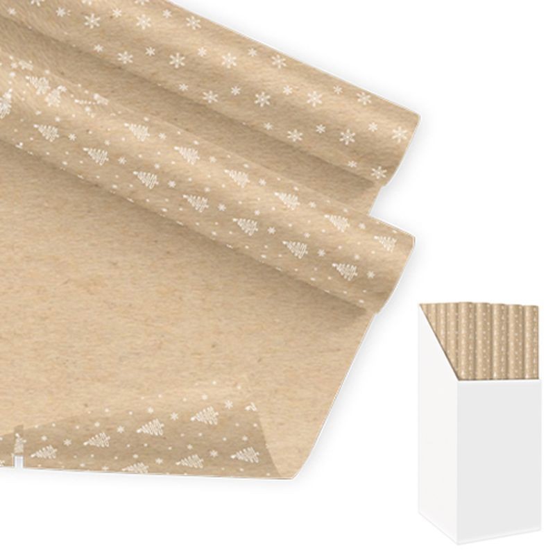 Carta Regalo Natalizia Kraft 2 Modelli Assortiti Carta Regalo Natalizia Kraft 2 Modelli Assortiti