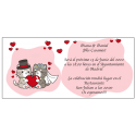 Inviti per matrimoni gatti