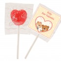 Lecca-lecca a forma di cuore per San Valentino