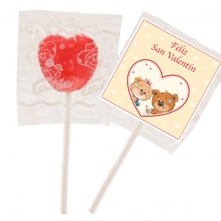 Lecca-lecca a forma di cuore per San Valentino