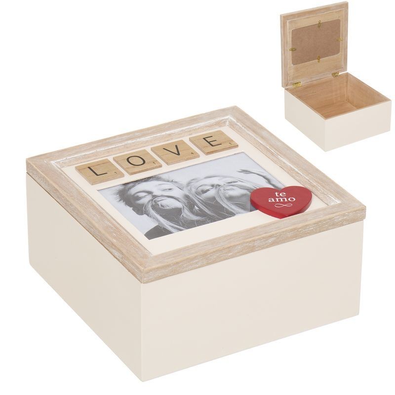 Scatola per foto in legno