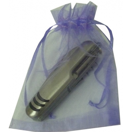 Coltello multiuso in sacchetto di organza lilla