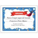 Diplomi personalizzati per la festa del papà