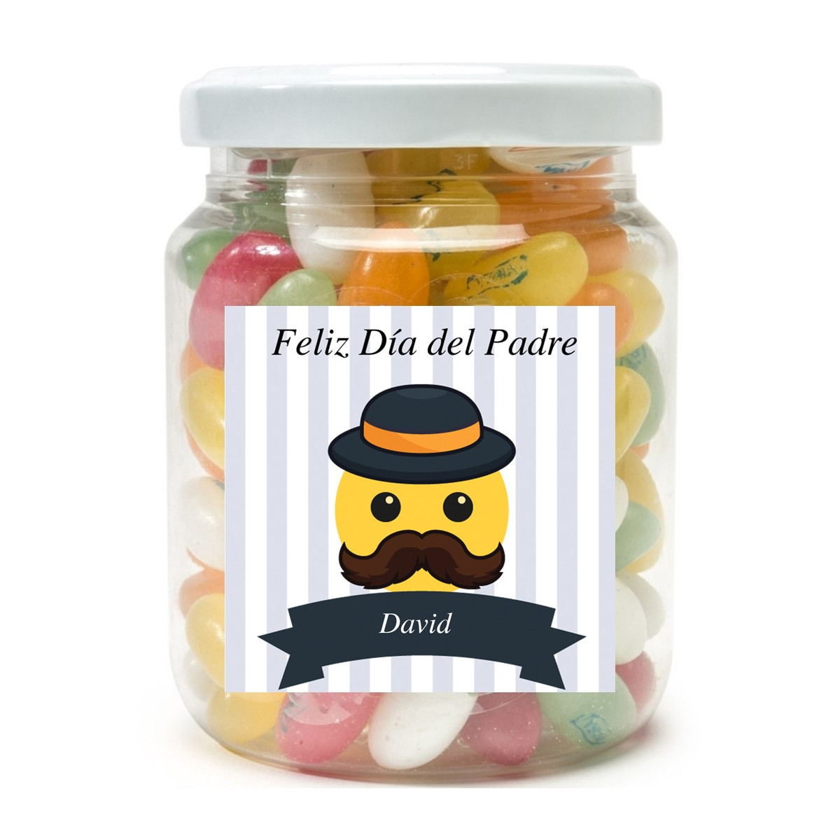 Barattolo di caramelle personalizzato da regalare a papà